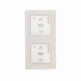 AV Stumpfl Somfy Centralis Inis Duo - Double Wall Switch (flush)