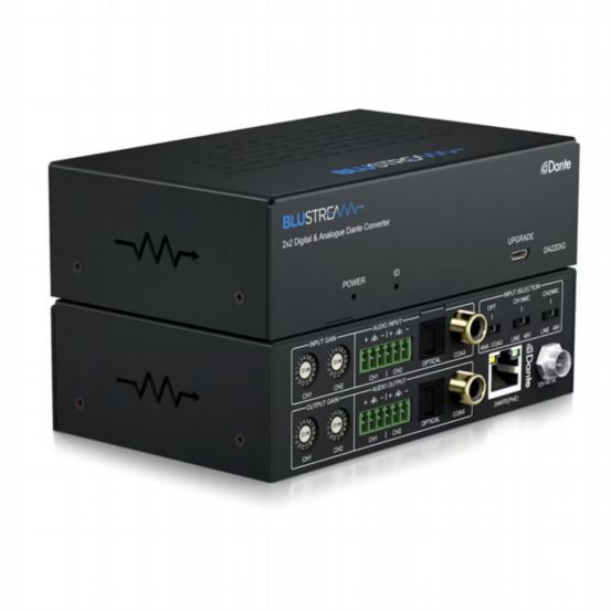 Blustream 2x2 Digital & Analogue Dante® Converter