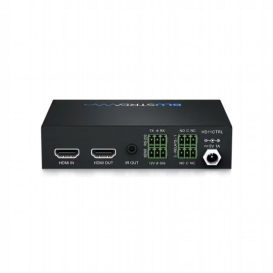 Blustream HD11CTRL HDMI In-Line Controller with IR, RS-232, CEC, Signal Sensing & 12V Trigger Outputs