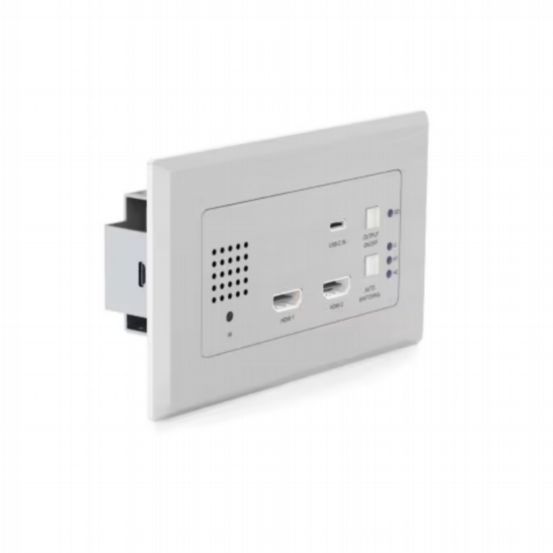 Blustream HEX31WP-TX 2x HDMI & 1x USB-C Wall Plate HDBaseT Transmitter