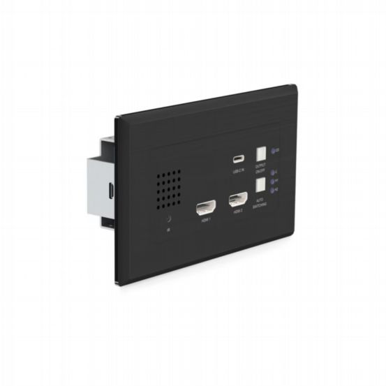 Blustream HEX31WPB-TX 2x HDMI & 1x USB-C Wall Plate HDBaseT Transmitter