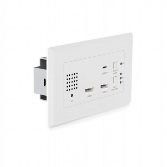 Blustream HEX31WPW-TX 2x HDMI & 1x USB-C Wall Plate HDBaseT Transmitter
