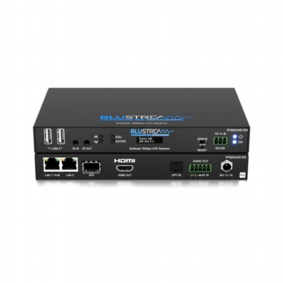 Blustream IP300UHD-RX 4K 60Hz 4:4:4 Video over IP Receiver