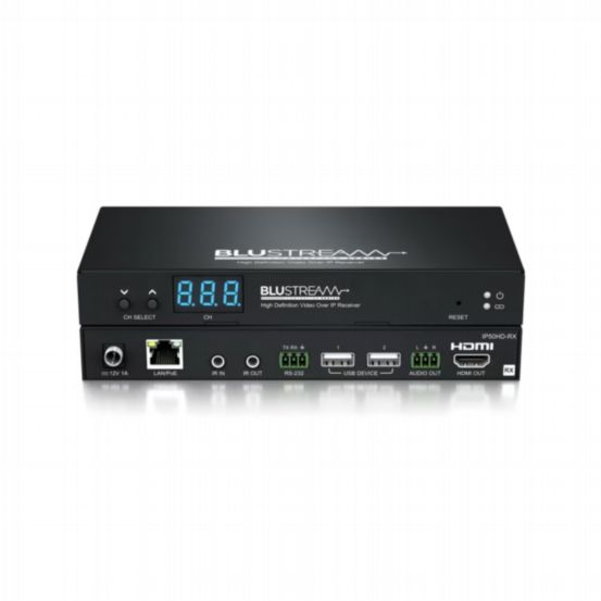 Blustream IP50HD-RX 1080p HD Video over IP Receiver via 100Mbps Network