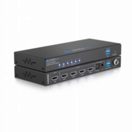Blustream  Blustream 4-Way 4K HDMI 2.0 Splitter with Smart Scaling, Audio Breakout & EDID Management