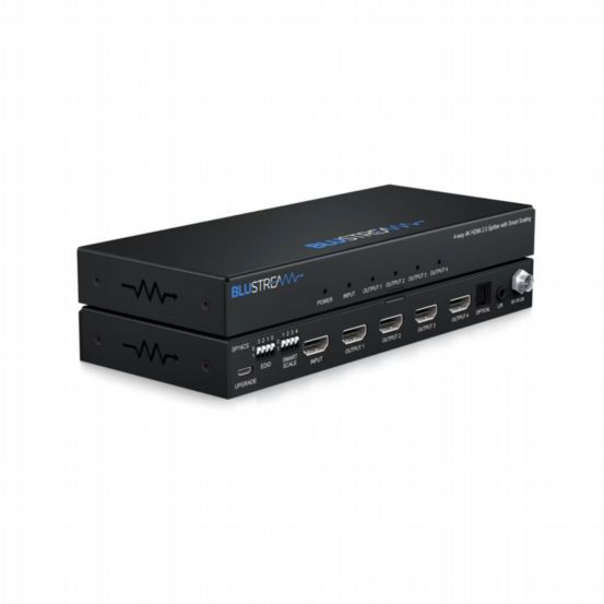 Blustream SP14CS 4-Way 4K HDMI 2.0 Splitter with Audio Breakout