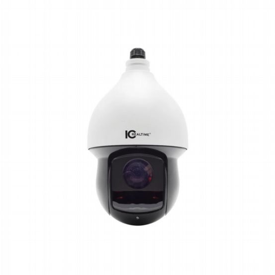 Clearance IC Realtime-4MP IP Mid Size PTZ Camera 30X Optical Zoom POE+ Cap. Goose Neck W.Mount Inc