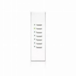 Lutron  Homeworks QS Architrave 7 Button 5 LED Base Unit Door Narrow Keypad - White