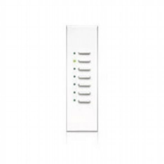 Homeworks QS Architrave 7 Button 5 LED Base Unit Door Narrow Keypad - White