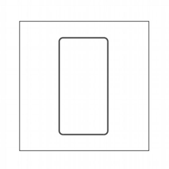 Clearance Lutron Pico Wireless Faceplate – Single Opening (Arctic White)