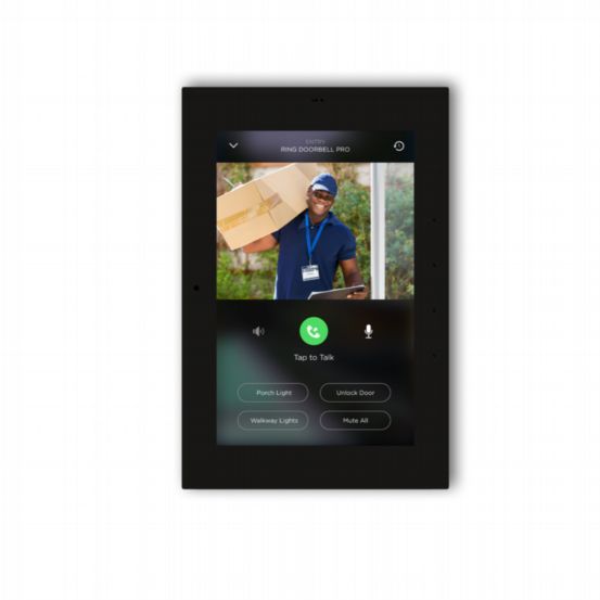 Clearance Savant 5.5inch In-Wall Touch Screen PoE - Black