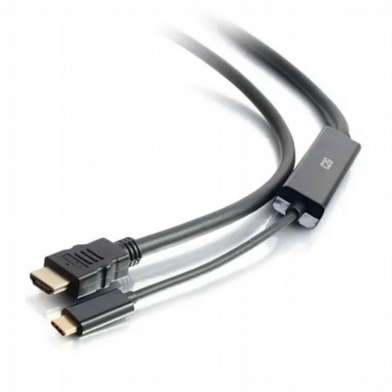 C2G 15ft (4.6m) USB-C® to HDMI™ Audio/Video Adapter Cable – 4K 30Hz
