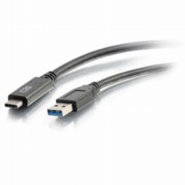 C2G C2G 10ft (3m) USB-C® to USB-A 3.2 Gen 1 (5Gbps) Cable M/M – White