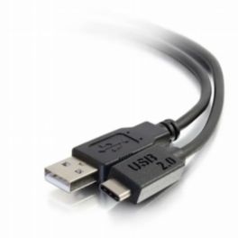 C2G C2G 12ft (3.7m) USB 2.0 USB-C to USB-A Cable M/M – Black