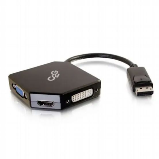 C2G DisplayPort™ to HDMI™, VGA, or DVI Adapter Converter