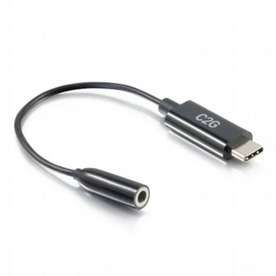 C2G USB-C® to AUX (3.5mm) Adapter Converter