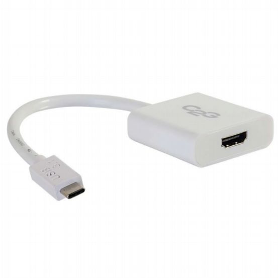 C2G USB 3.2 USB-C to HDMI Audio/Video Adapter - White