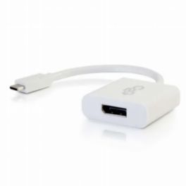 C2G C2G USB-C to DisplayPort Adapter Converter – White