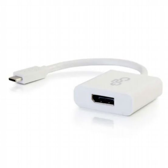 C2G USB-C to DisplayPort Adapter Converter – White