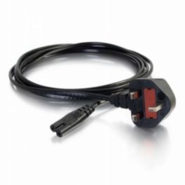C2G C2G 1m UK Non-Polarised Power Cord (BS 1363 to IEC 60320 C7)