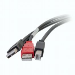 C2G C2G 2m USB 2.0 One B Male to Two A Male Y-Cable
