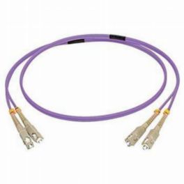 C2G C2G 10m SC/SC OM4 Duplex Multimode Fibre Patch Cable LSZH – Purple