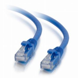 C2G C2G 0.3m Cat5e Booted Unshielded (UTP) Network Patch Cable – Blue