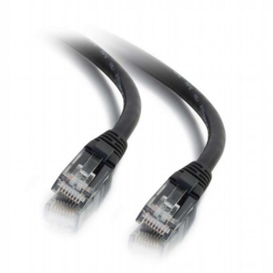 C2G 0.3m Cat6 Booted Unshielded (UTP) Network Patch Cable - Black