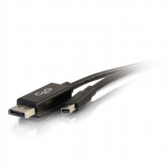 C2G 2m Mini DisplayPort™ to DisplayPort™ Adapter Cable 4K 30Hz – Black