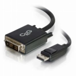 C2G C2G 1m DisplayPort™ Male to Single Link DVI-D Male Adapter Cable – Black