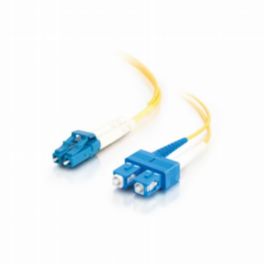 C2G C2G 10m LC-SC OS2 Duplex Singlemode Fibre Optic Cable - Yellow