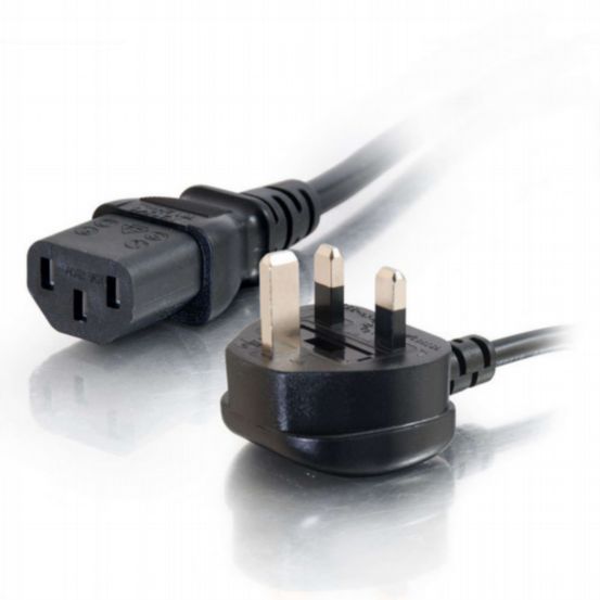 C2G 10m 18 AWG UK Power Cord (IEC320C13 to BS 1363)