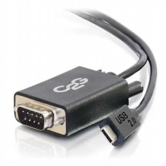 C2G USB 2.0 USB-C® to DB9 Serial RS-232 Adapter Cable
