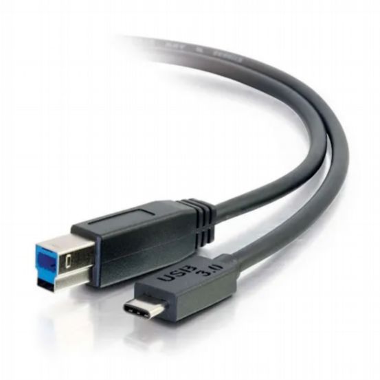 C2G 3m USB 3.0 (USB 3.2 Gen 1) USB-C® to USB-B Cable M/M – Black