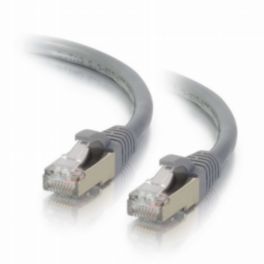 C2G C2G 10m Cat6a Booted Shielded (STP) Network Patch Cable – Grey