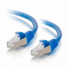 C2G C2G 15m Cat6a Booted Shielded (STP) Network Patch Cable – Blue