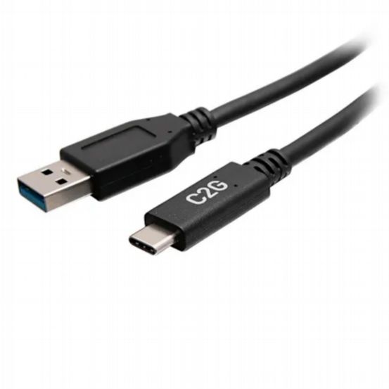 C2G 1.5ft (0.46m) USB-C® Male to USB-A Male Cable