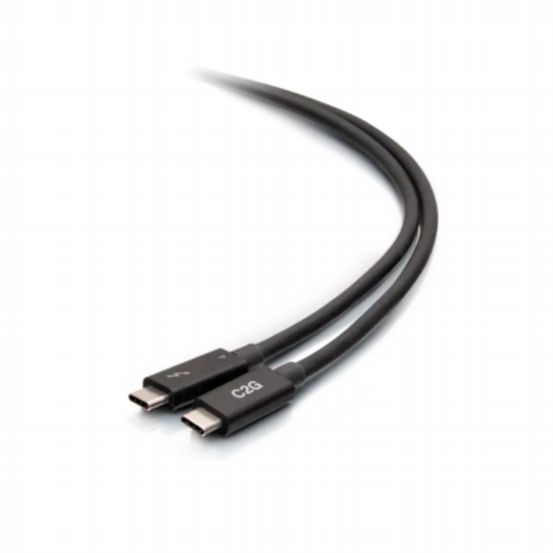 C2G 2.5ft (0.8m) Thunderbolt™ 4 USB-C® Cable (40Gbps)