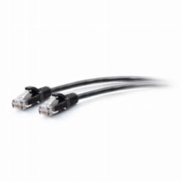 C2G C2G 1ft (0.3m) Cat6a Snagless UTP Slim Ethernet Patch Cable – Black