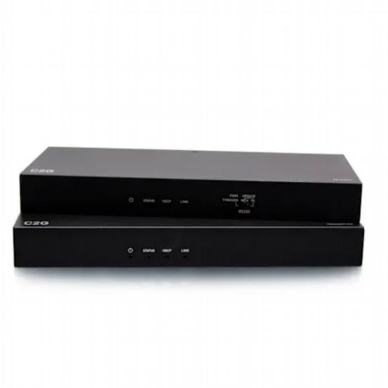 C2G HDMI® HDBaseT + 3.5mm, USB-B to A and RS232 Over Cat Extender Kit – 4K 60Hz