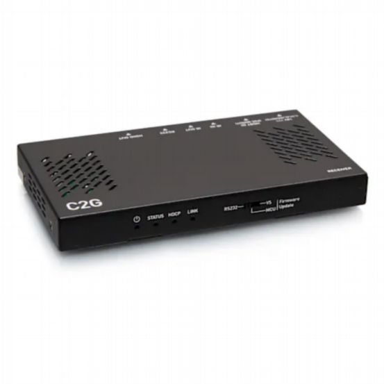 C2G HDMI® Ultra-Slim HDBaseT + RS232 and IR Over Cat Extender Box Receiver – 4K 60Hz