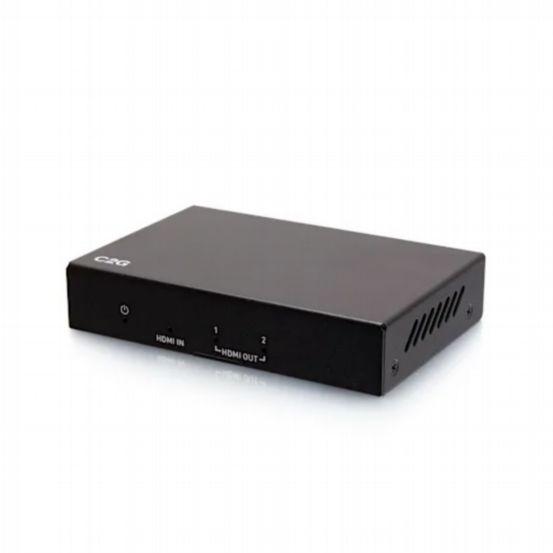 C2G 2-Port HDMI® Distribution Amplifier Splitter – 4K 60Hz