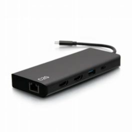 C2G C2G USB-C® 9-in-1 Dual Display Docking Station with HDMI®, Ethernet, USB, 3.5mm Audio & Power Delivery (60W, 4K 30Hz, TAA Compliant)