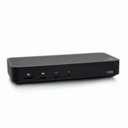 C2G C2G USB-C® 11-in-1 Hybrid DisplayLink and DP Alt Mode Triple 4K Docking Station with HDMI®, DisplayPort™, Ethernet, USB, 3.5mm Audio & Power Delivery (100W)