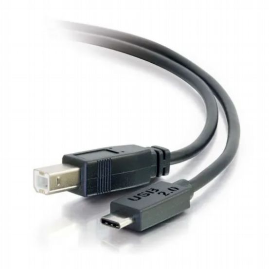 C2G 10ft (3m) USB 2.0 USB-C to USB-B Cable (Black)
