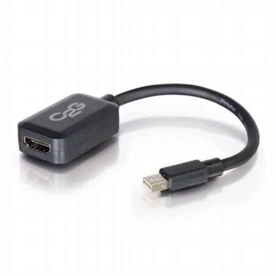 C2G 8in Mini DisplayPort™ to HDMI® Adapter Converter – Black