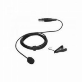 ClearOne Lavalier, Cardioid Microphone for Wireless Beltpack Transmitter - Black
