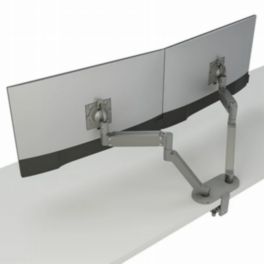 Chief Chief Koncīs™ Monitor Arm Mount – Dual – Silver