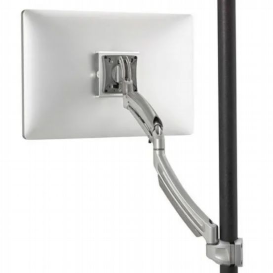 Chief Kontour™ K1P Dynamic Pole Mount – 1 Monitor (Silver)