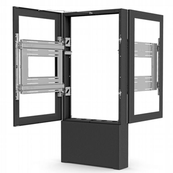 Chief Impact™ Floor Mounted Back-to-Back Kiosk – Portrait 55